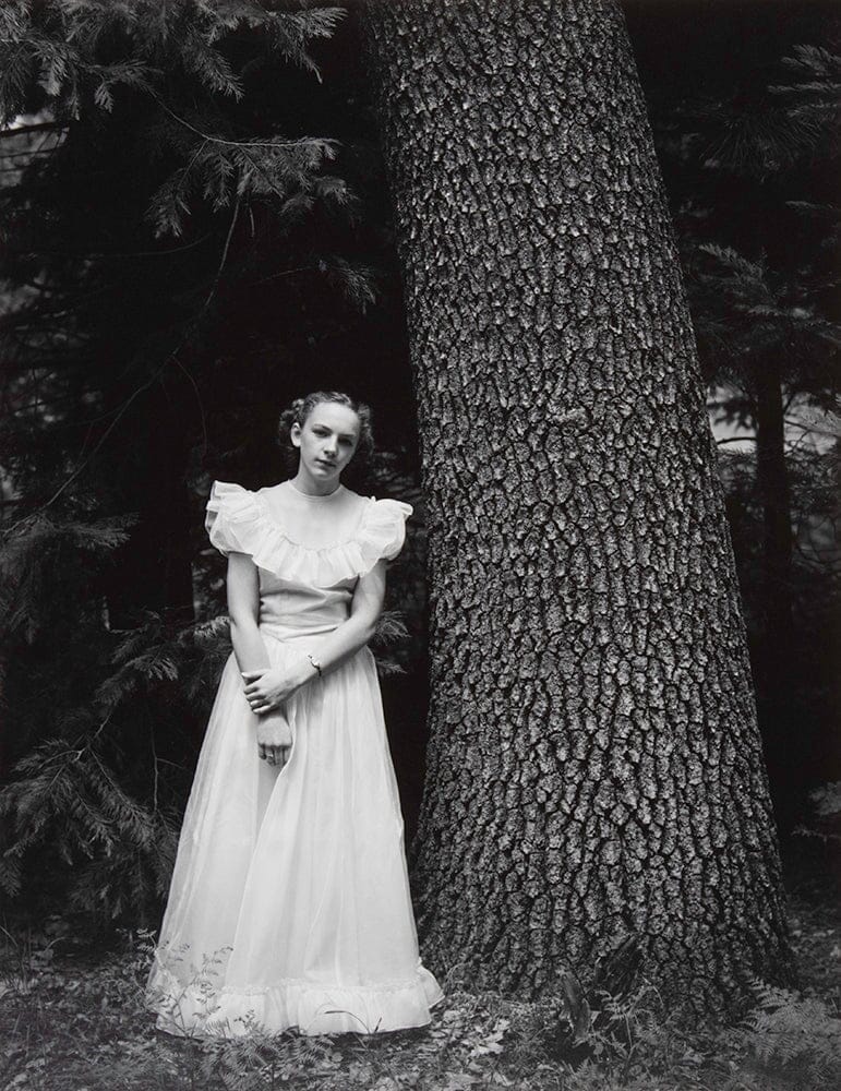 Graduation Dress 1948 by: Ansel Adams