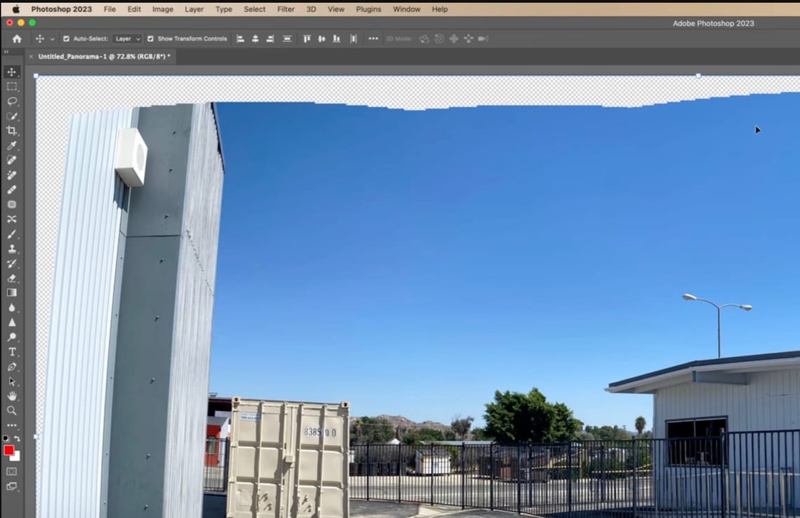 Create a Panoramic Image with Multiple Shots in Photoshop