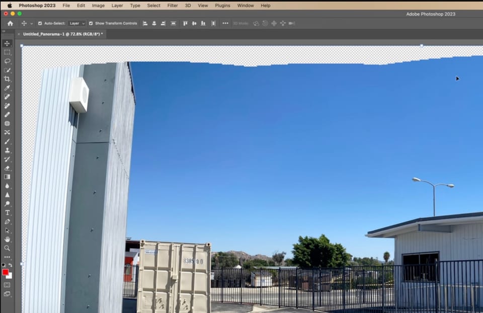 Create a Panoramic Image with Multiple Shots in Photoshop